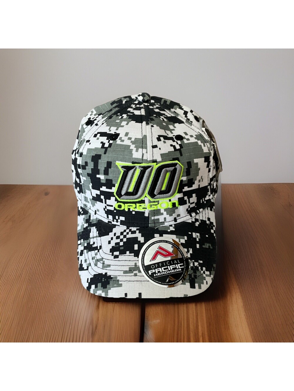 Pacific Headwear University Of Oregon Camo Baseball Cap One Size New With Tags